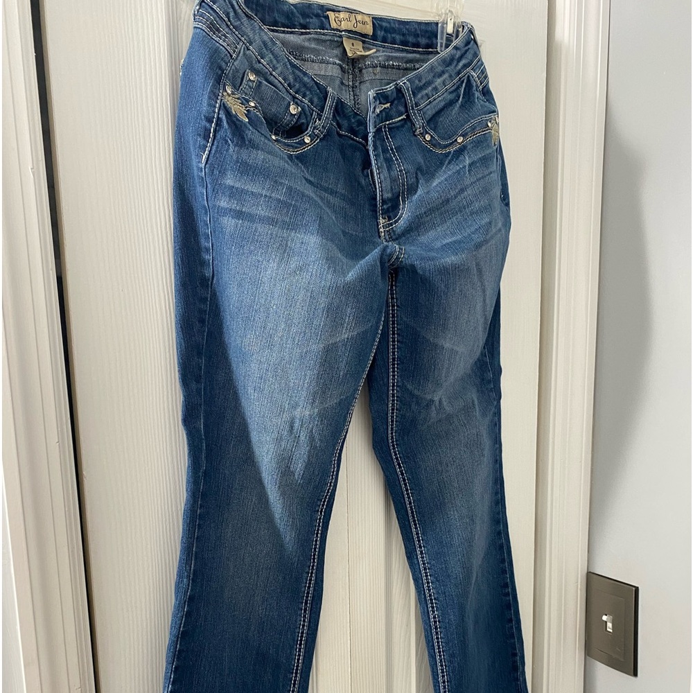 Earl Jeans boot cut pocket detail